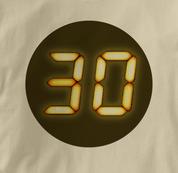 Big 30th Birthday T Shirt TAN 24 T Shirt Jack Bauer T Shirt TV T Shirt