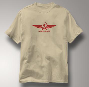 Aeroflot T Shirt Red Russian TAN Airlines T Shirt Aviation T Shirt Soviet T Shirt Red Russian T Shirt