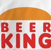 Beer King T Shirt WHITE Beer T Shirt