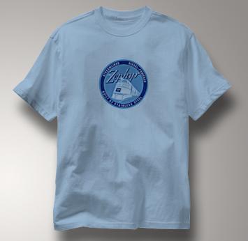 Burlington Route T Shirt Streamlined Diesel BLUE Railroad T Shirt Train T Shirt Streamlined Diesel T Shirt