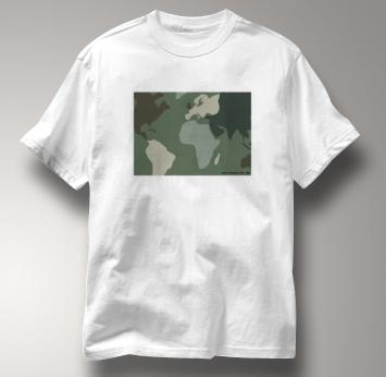 Peace T Shirt Camouflage WHITE Camouflage T Shirt