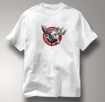 Canada National Railway T Shirt Vintage Moose WHITE Railroad T Shirt Train T Shirt Vintage Moose T Shirt