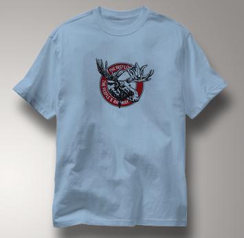 Canada National Railway T Shirt Vintage Moose BLUE Railroad T Shirt Train T Shirt Vintage Moose T Shirt
