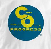 Chesapeake & Ohio Railway T Shirt Progress WHITE Railroad T Shirt Train T Shirt B&O Museum T Shirt Progress T Shirt