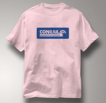 Conrail T Shirt Railway Logo PINK Railroad T Shirt Train T Shirt Railway Logo T Shirt