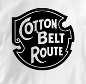 Cotton Belt Route T Shirt Vintage Logo WHITE Railroad T Shirt Train T Shirt Vintage Logo T Shirt