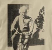 Bicycle T Shirt Albert Einstein TAN Cycling T Shirt Science T Shirt Albert Einstein T Shirt