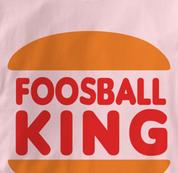 Foosball T Shirt King PINK Foosball King T Shirt