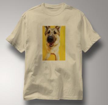 German Shepherd T Shirt Portrait TAN Dog T Shirt Portrait T Shirt