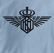 KLM T Shirt Royal Dutch BLUE Airlines T Shirt Aviation T Shirt Royal Dutch T Shirt