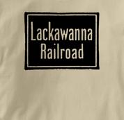Lackawanna Railroad T Shirt Vintage TAN Train T Shirt Vintage T Shirt