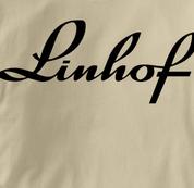 Linhof Camera T Shirt Black Logo TAN Black Logo T Shirt