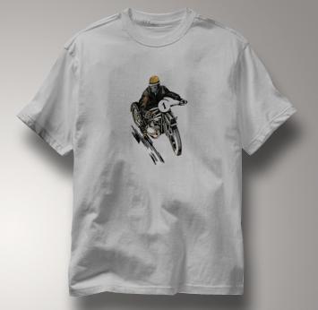 Motorcycle T Shirt Motor Guy 1 GRAY Cycling T Shirt Motor Guy 1 T Shirt