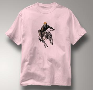 Motorcycle T Shirt Motor Guy 1 PINK Cycling T Shirt Motor Guy 1 T Shirt