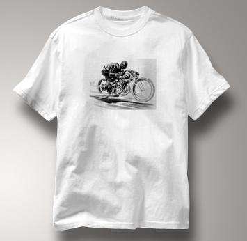 Motorcycle T Shirt Motor Guy 2 WHITE Cycling T Shirt Motor Guy 2 T Shirt
