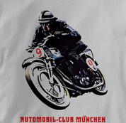 Motorcycle T Shirt Club Munich GRAY Cycling T Shirt Club Munich T Shirt