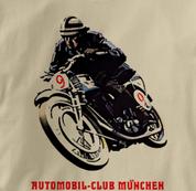 Motorcycle T Shirt Club Munich TAN Cycling T Shirt Club Munich T Shirt