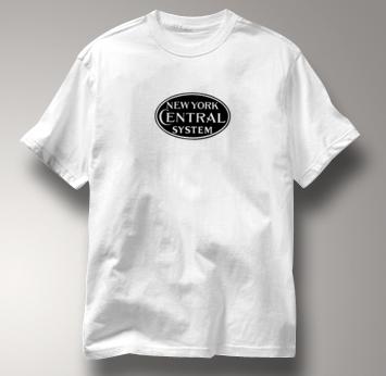 New York Central Lines T Shirt System WHITE Railroad T Shirt Train T Shirt System T Shirt