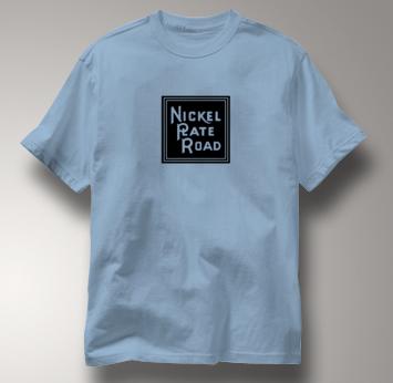 Nickel Plate Road T Shirt Vintage Logo BLUE Railroad T Shirt Train T Shirt Vintage Logo T Shirt