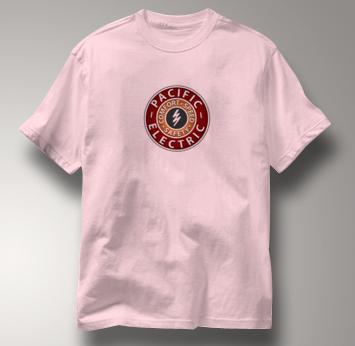 Pacific Electric Railway T Shirt Vintage PINK Railroad T Shirt Train T Shirt Vintage T Shirt