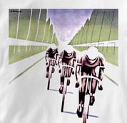 Bicycle T Shirt Paris Soir WHITE Cycling T Shirt Paris Soir T Shirt