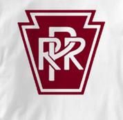 Pennsylvania Railroad T Shirt Railway Logo WHITE Train T Shirt Railway Logo T Shirt