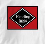 Reading Lines T Shirt Vintage WHITE Railroad T Shirt Train T Shirt Vintage T Shirt