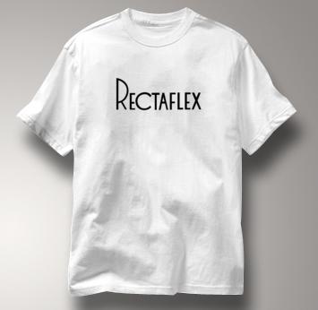 Rectaflex Camera T Shirt Vintage Logo WHITE Vintage Logo T Shirt