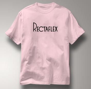Rectaflex Camera T Shirt Vintage Logo PINK Vintage Logo T Shirt