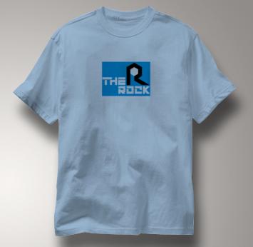 Rock Island T Shirt The Rock BLUE Railroad T Shirt Train T Shirt The Rock T Shirt