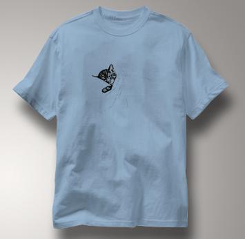 Chessie System T Shirt Sleeping Kitten BLUE Railroad T Shirt Train T Shirt B&O Museum T Shirt Sleeping Kitten T Shirt