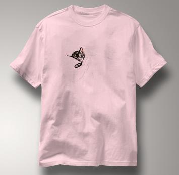 Chessie System T Shirt Sleeping Kitten PINK Railroad T Shirt Train T Shirt B&O Museum T Shirt Sleeping Kitten T Shirt