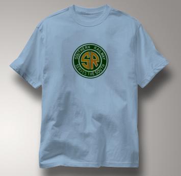 Southern Railway T Shirt Serves the South BLUE Railroad T Shirt Train T Shirt Serves the South T Shirt