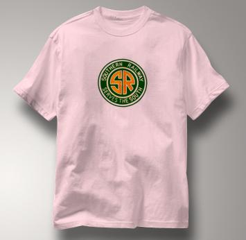 Southern Railway T Shirt Serves the South PINK Railroad T Shirt Train T Shirt Serves the South T Shirt