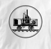 Tom Thumb T Shirt WHITE Railroad T Shirt Train T Shirt B&O Museum T Shirt