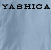 Yashica Camera T Shirt Vintage Logo BLUE Vintage Logo T Shirt