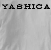 Yashica Camera T Shirt Vintage Logo GRAY Vintage Logo T Shirt