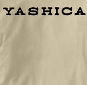 Yashica Camera T Shirt Vintage Logo TAN Vintage Logo T Shirt
