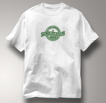 Baltimore & Ohio T Shirt Stopover Privelege WHITE Railroad T Shirt Train T Shirt B&O Museum T Shirt Stopover Privelege T Shirt