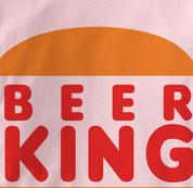 Beer King T Shirt PINK Beer T Shirt