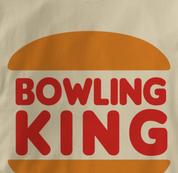 Bowling King T Shirt TAN Bowling T Shirt