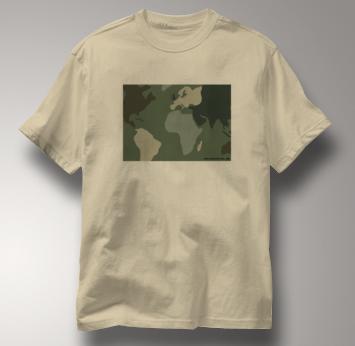 Peace T Shirt Camouflage TAN Camouflage T Shirt