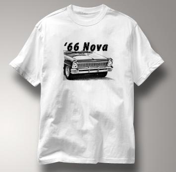 Chevy Nova 1966 Classic Chevrolet Car Auto T Shirt XL  