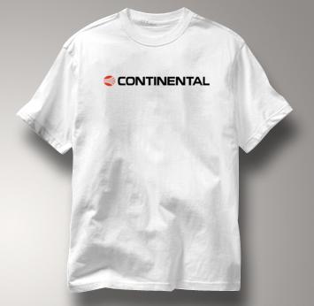 Continental Airlines T Shirt WHITE Aviation T Shirt