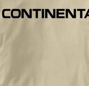 Continental Airlines T Shirt TAN Aviation T Shirt