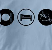 Art T Shirt Eat Sleep Play BLUE Obsession T Shirt Eat Sleep Play T Shirt