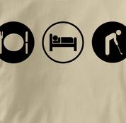 Golf T Shirt Eat Sleep Play TAN Obsession T Shirt Eat Sleep Play T Shirt