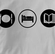 Reading T Shirt Eat Sleep Play GRAY Obsession T Shirt Eat Sleep Play T Shirt