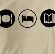 Reading T Shirt Eat Sleep Play TAN Obsession T Shirt Eat Sleep Play T Shirt