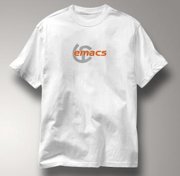 Emacs T Shirt Unix Editor Wiki WHITE Computer T Shirt Unix Editor Wiki T Shirt Geek T Shirt